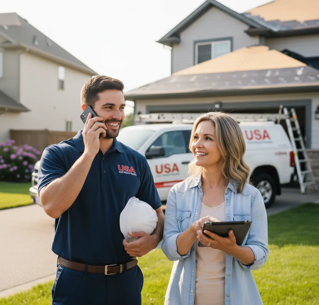 USA Roof Repair Experts customer support in Hayfork
